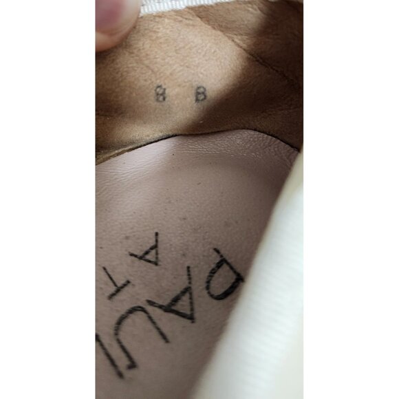 PAUL MAYER (ATTITUDES)-BLACK/BONE BALLET FLATS SIZE 8 B - Picture 10 of 12